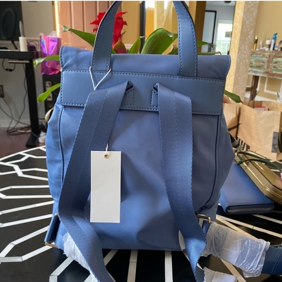 Tory Burch Oceanside Nylon Flap Backpack NWT - Picture 3 of 13